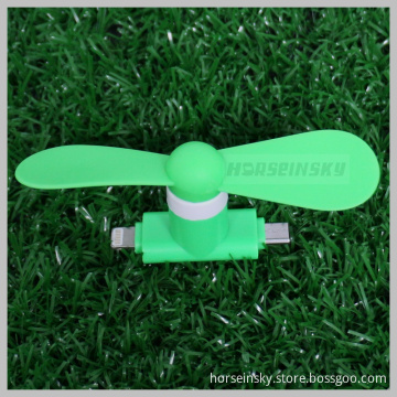 Customized Phone Fan Portable Mobile Phone Cooling Fan T-Type USB Mini Fan